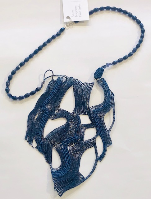 Flat Blue Necklace