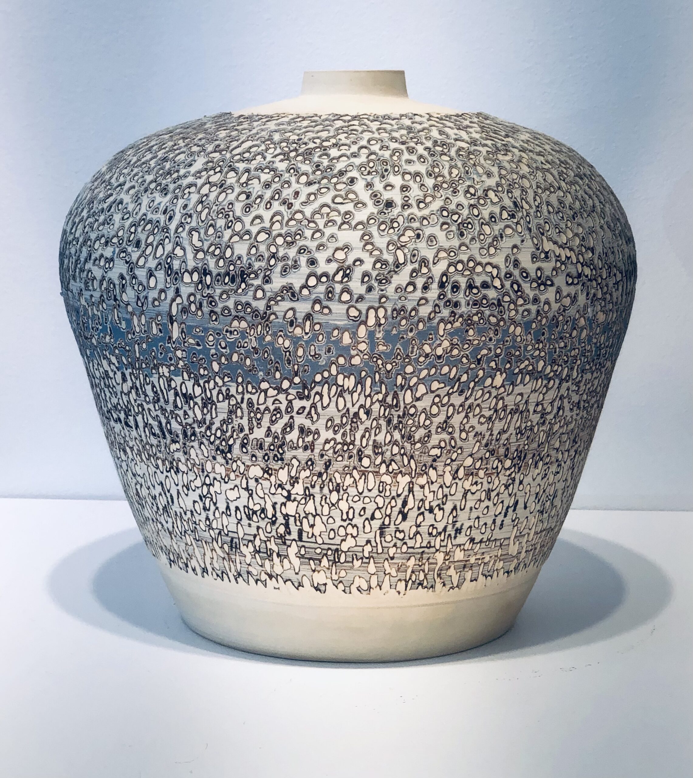 Stippled Ombre Vase