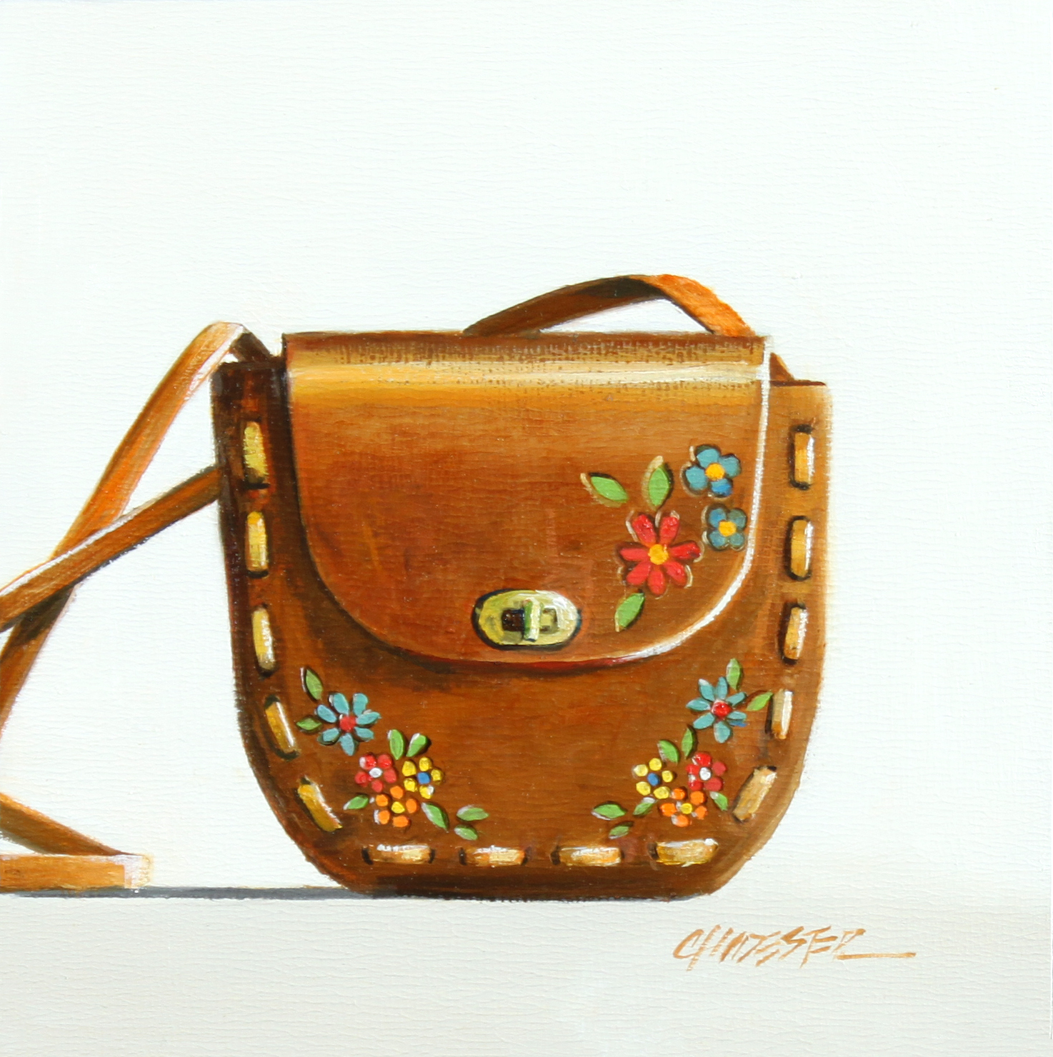 Mexican Hand Tooled Purse