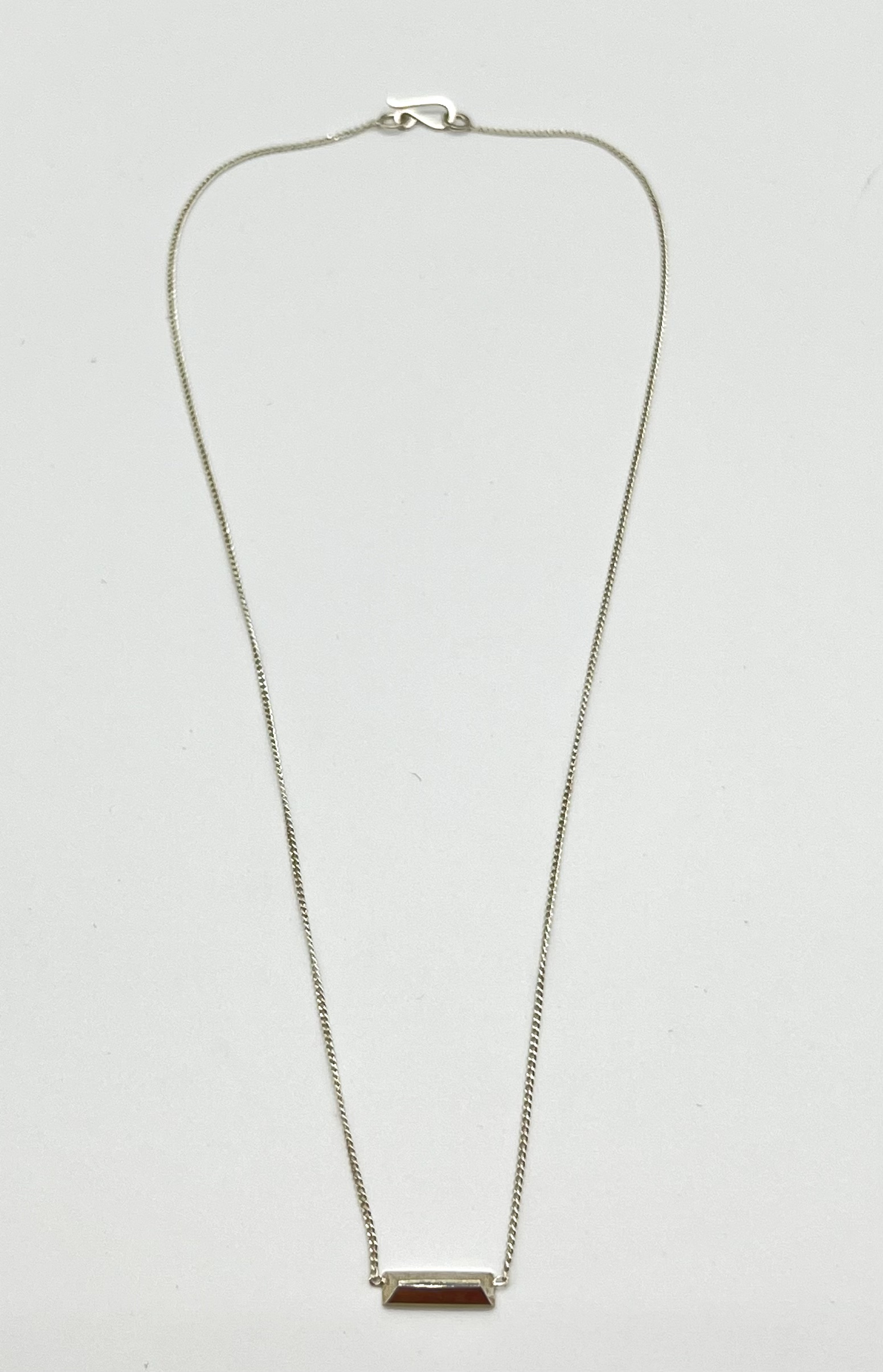 Geo Silver Necklace